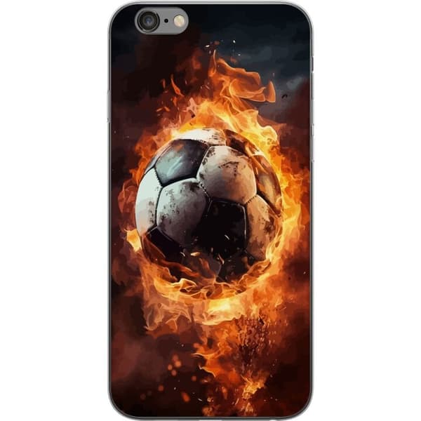 Mobilcover til Apple iPhone 6 Plus med Fodbold motiv