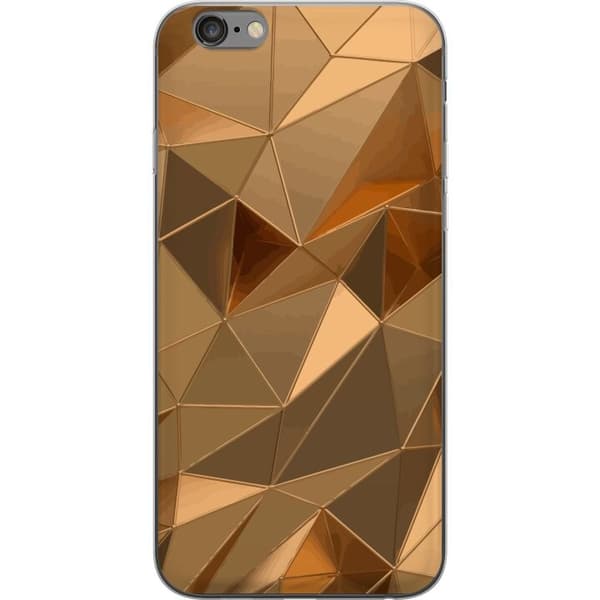 Mobilskal till Apple iPhone 6 Plus med 3D Guld motiv