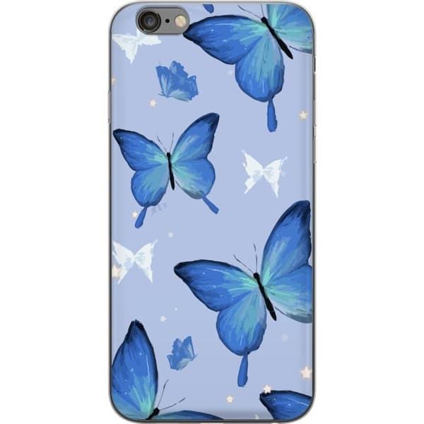 Kännykkäkuori Apple iPhone 6s Plus-laitteelle, jossa on Sinisiä perhosia kuvio
