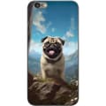 Miniatyrbillede 1 af 2: Mobilcover til Apple iPhone 6s Plus med Glad Hund motiv