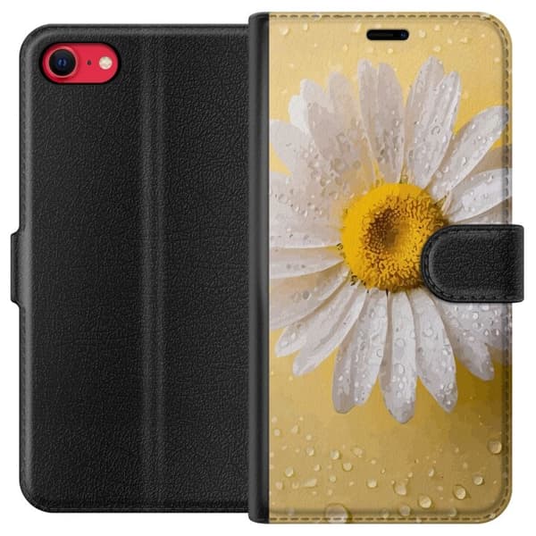 Lommeboketui til Apple iPhone 7 med Porselensblomst motiv