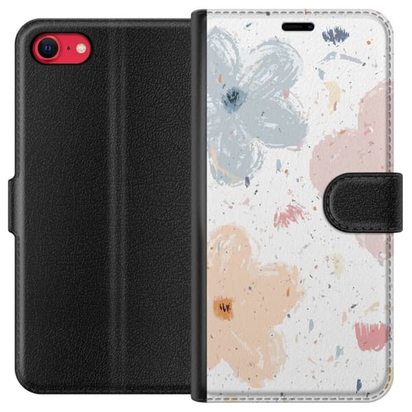 Lommeboketui til Apple iPhone 7 med Blomster motiv