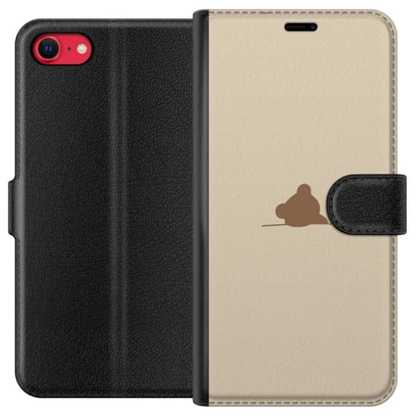 Tegnebogsetui til Apple iPhone 7 med Nalle motiv