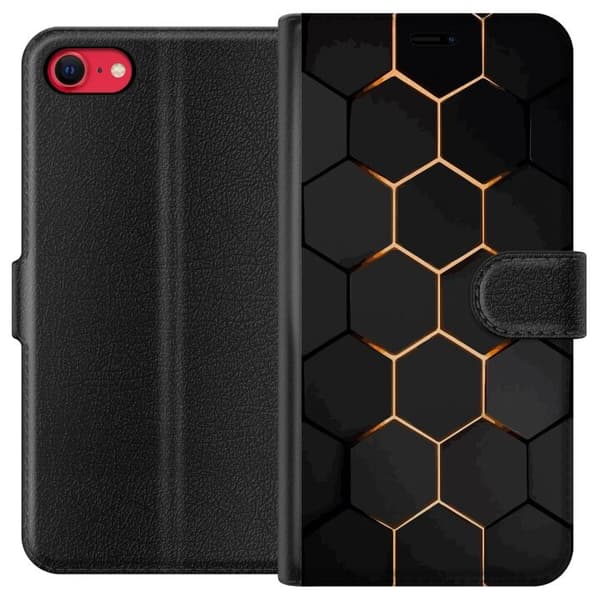 Lommeboketui til Apple iPhone 7 med Luksuriøst Mønster motiv