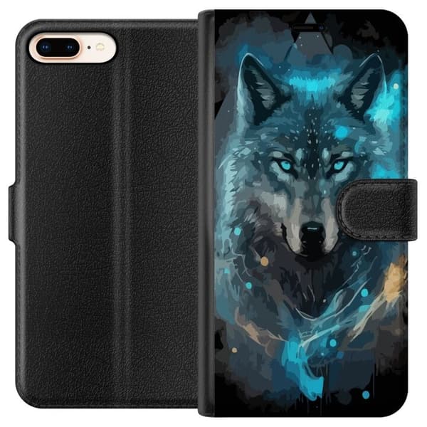 Lompakkokotelo Apple iPhone 7 Plus-laitteelle, jossa on Susi kuvio
