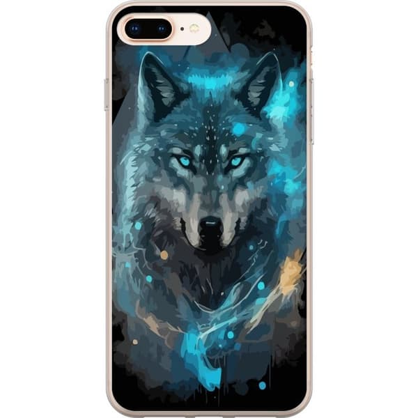 Kännykkäkuori Apple iPhone 7 Plus-laitteelle, jossa on Susi kuvio