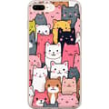 Miniatyrbillede 1 af 2: Mobilcover til Apple iPhone 7 Plus med Katte mønster motiv