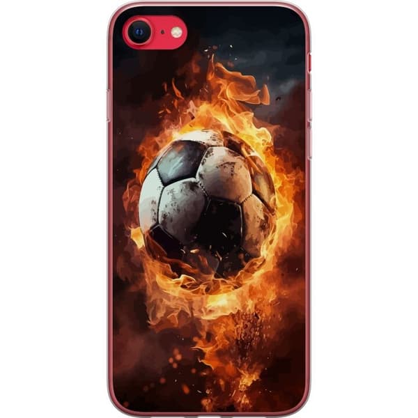 Mobilskal till Apple iPhone SE (2020) med Fotboll motiv