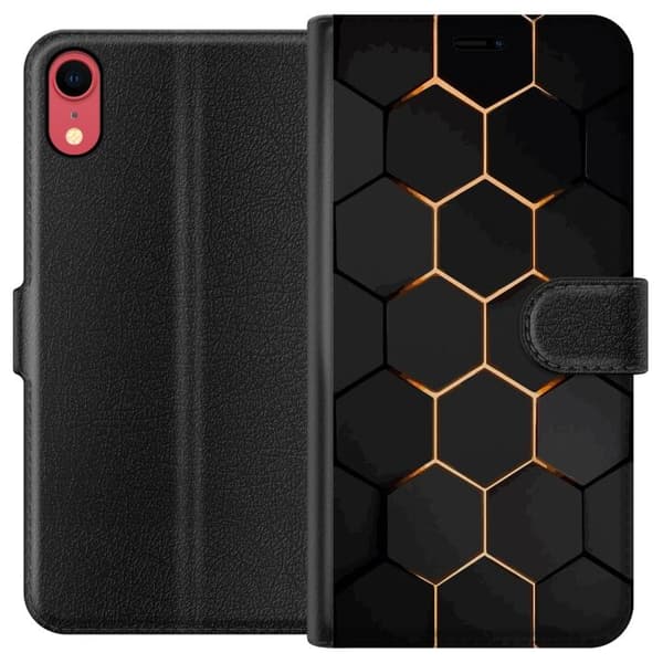 Tegnebogsetui til Apple iPhone XR med Luksuriøst Mønster motiv