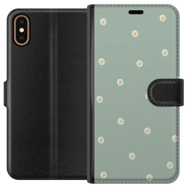 Lompakkokotelo Apple iPhone XS-laitteelle, jossa on Papinkello kuvio