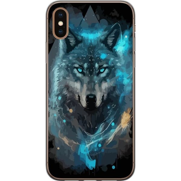 Mobildeksel til Apple iPhone XS Max med Ulve motiv