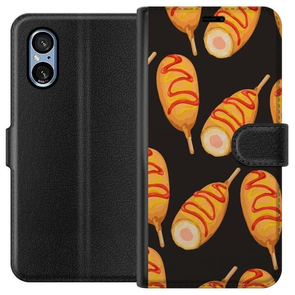 Lommeboketui til Sony Xperia 5 V med Kyllinglår motiv