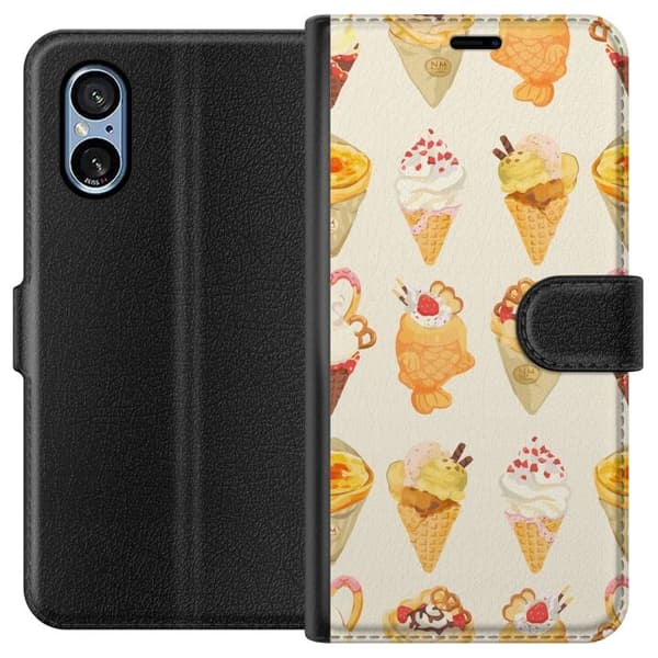 Lommeboketui til Sony Xperia 5 V med Glassig motiv
