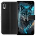 Pikkukuva 1 / 4: Lompakkokotelo Sony Xperia L3-laitteelle, jossa on Susi kuvio