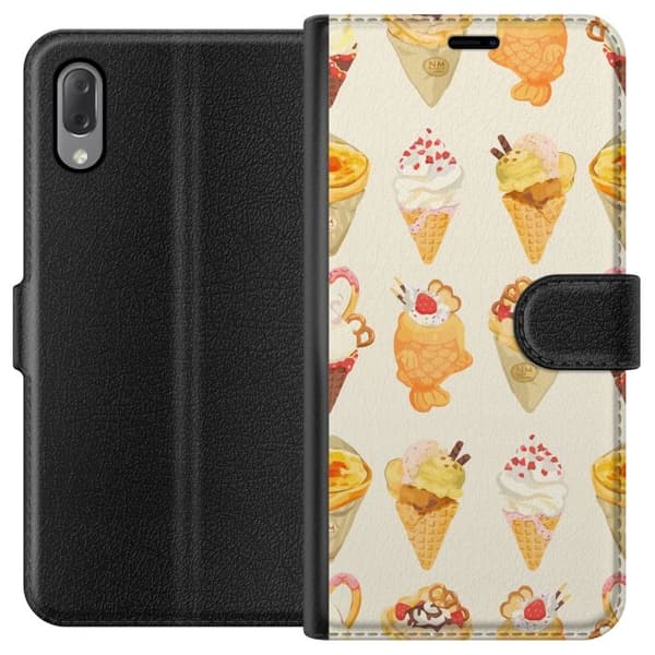 Lommeboketui til Sony Xperia L3 med Glassig motiv