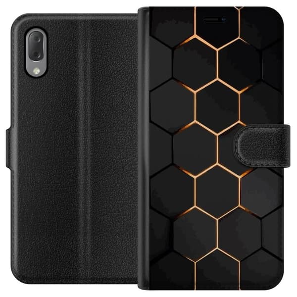 Lommeboketui til Sony Xperia L3 med Luksuriøst Mønster motiv