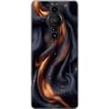 Miniatyrbilde 2 av 2: Mobildeksel til Sony Xperia Pro-I med Brennende silke motiv
