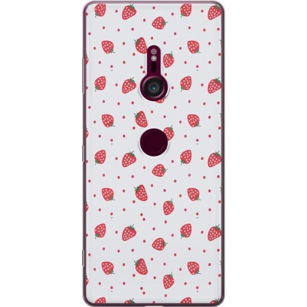 Mobilskal till Sony Xperia XZ3 med Jordgubbar motiv