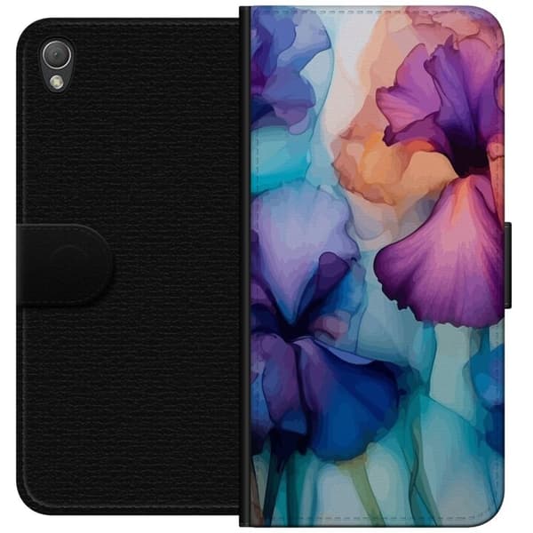 Plånboksfodral till Sony Xperia Z3 med Magiska blommor motiv