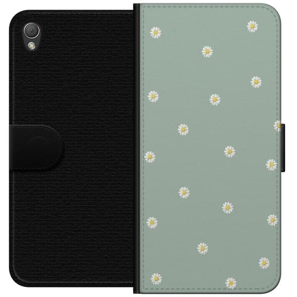 Plånboksfodral till Sony Xperia Z3 med Prästkragar motiv