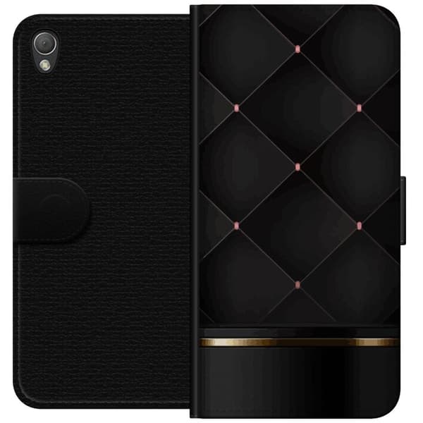 Plånboksfodral till Sony Xperia Z3 med Lyxig linje motiv