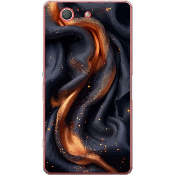 Mobildeksel til Sony Xperia Z3 Compact med Brennende silke motiv