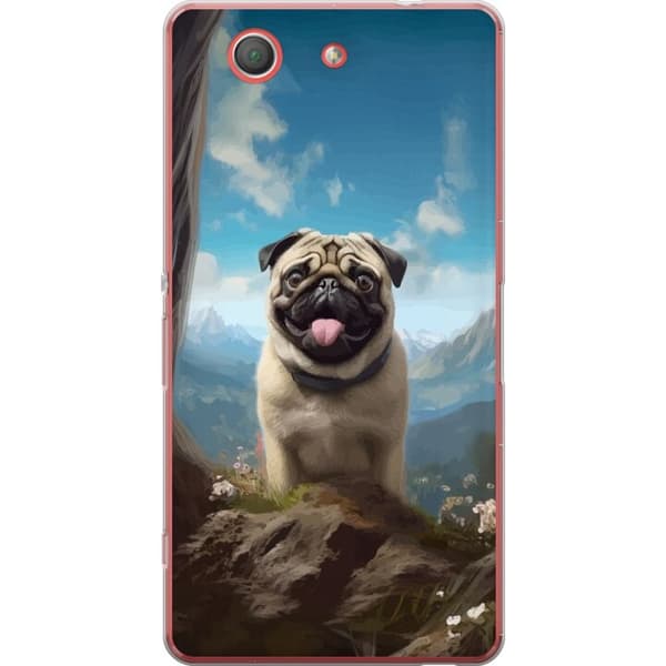 Mobildeksel til Sony Xperia Z3 Compact med Glad Hund motiv