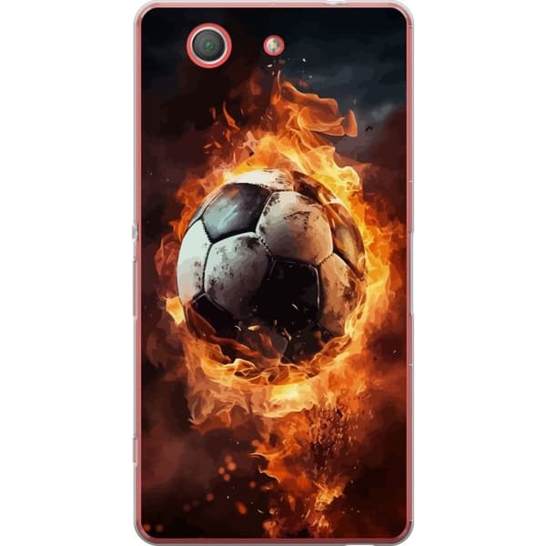 Mobildeksel til Sony Xperia Z3 Compact med Fotball motiv