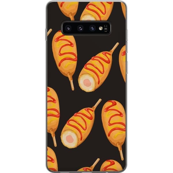 Mobildeksel til Samsung Galaxy S10 med Kyllinglår motiv