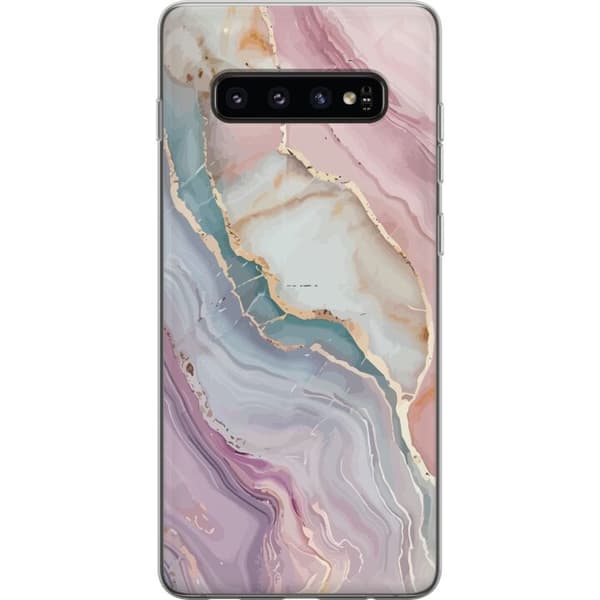 Mobilcover til Samsung Galaxy S10 med Marmor motiv