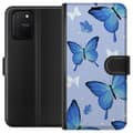Miniatyrbilde 1 av 4: Lommeboketui til Samsung Galaxy S10 Lite med Blå sommerfugler motiv