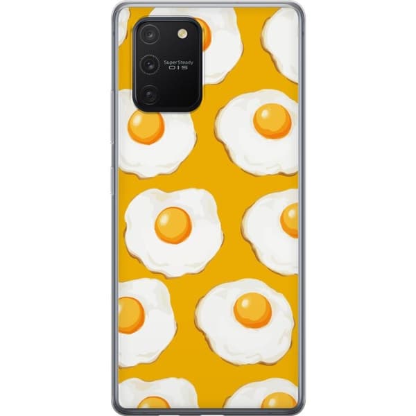 Mobildeksel til Samsung Galaxy S10 Lite med Stekt egg motiv