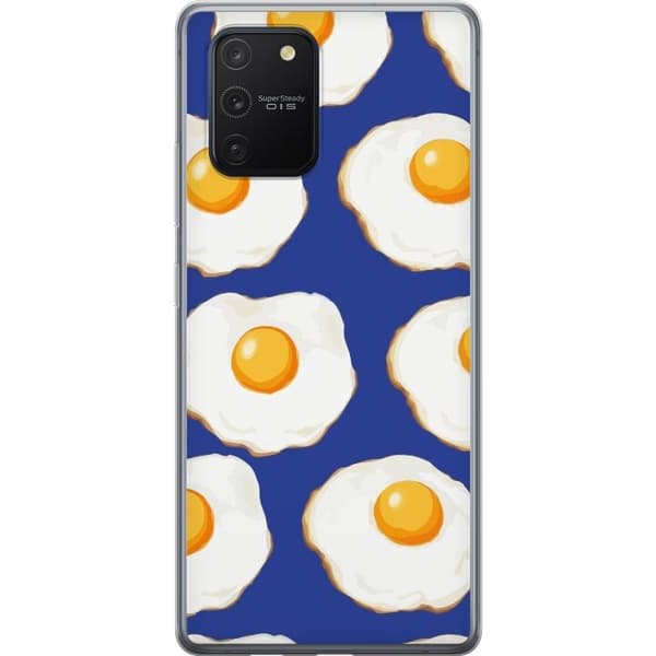 Kännykkäkuori Samsung Galaxy S10 Lite-laitteelle, jossa on Paistetut munat kuvio