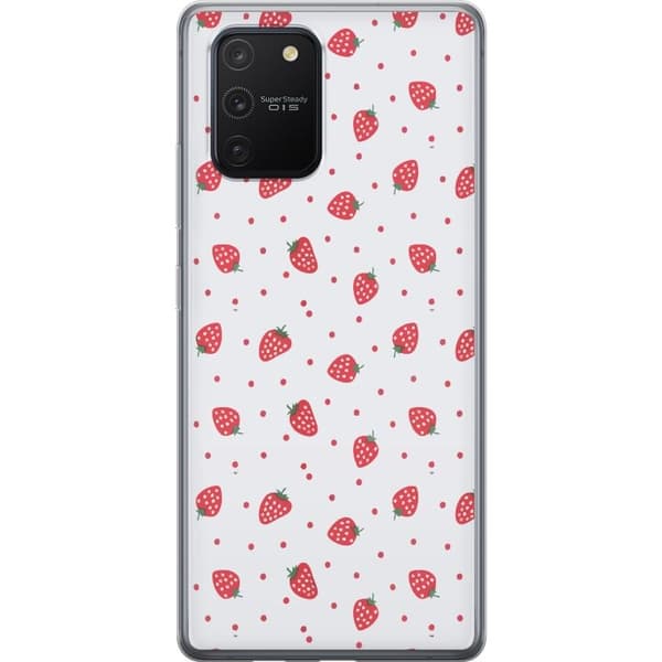 Mobilcover til Samsung Galaxy S10 Lite med Jordbær motiv