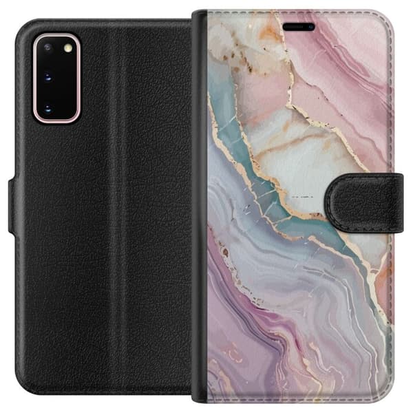Lommeboketui til Samsung Galaxy S20 med Marmor motiv