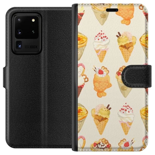 Tegnebogsetui til Samsung Galaxy S20 Ultra med Glasagtigt motiv