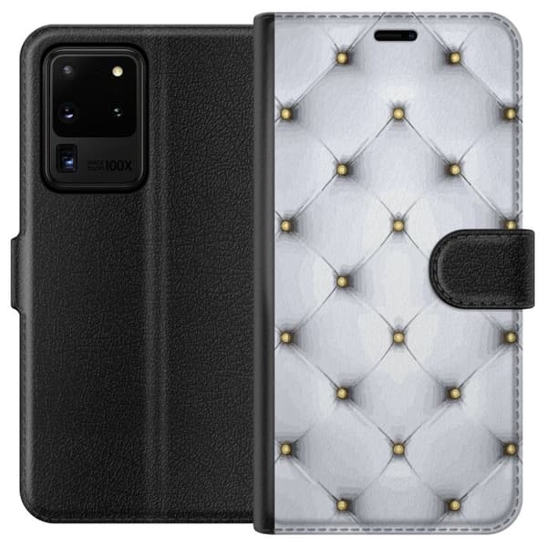 Lompakkokotelo Samsung Galaxy S20 Ultra-laitteelle, jossa on Ylellistä kuvio