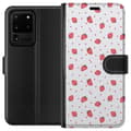 Pikkukuva 1 / 4: Lompakkokotelo Samsung Galaxy S20 Ultra-laitteelle, jossa on Mansikat kuvio