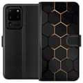 Miniatyrbilde 1 av 4: Lommeboketui til Samsung Galaxy S20 Ultra med Luksuriøst Mønster motiv
