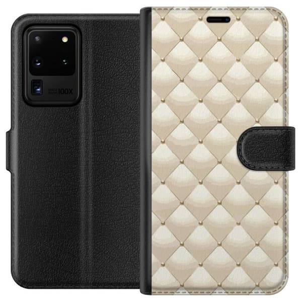 Tegnebogsetui til Samsung Galaxy S20 Ultra med Guldglans motiv