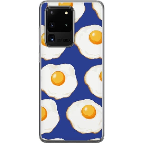 Kännykkäkuori Samsung Galaxy S20 Ultra-laitteelle, jossa on Paistetut munat kuvio