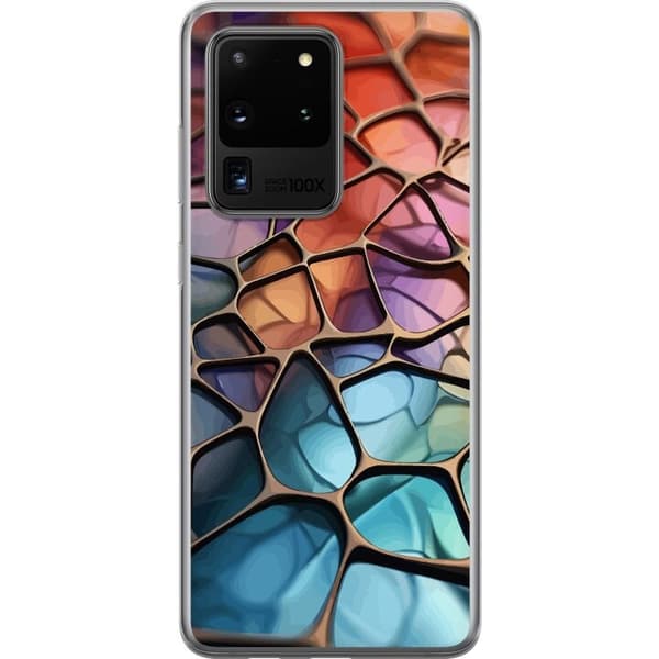 Mobilcover til Samsung Galaxy S20 Ultra med Metallict mønster motiv