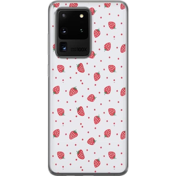 Mobildeksel til Samsung Galaxy S20 Ultra med Jordbær motiv