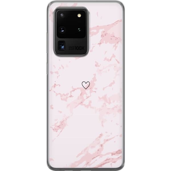 Mobildeksel til Samsung Galaxy S20 Ultra med Rosa Hjerte motiv