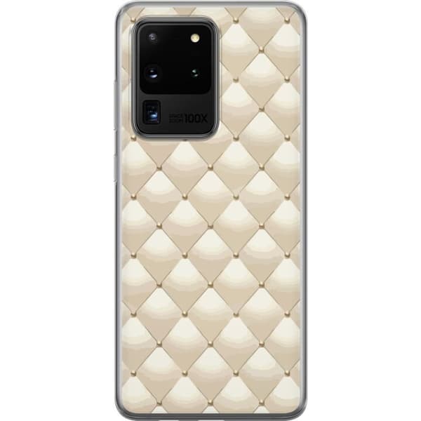 Kännykkäkuori Samsung Galaxy S20 Ultra-laitteelle, jossa on Kultakiilto kuvio