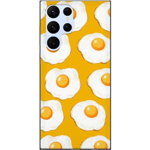 Mobildeksel til Samsung Galaxy S22 Ultra 5G med Stekt egg motiv