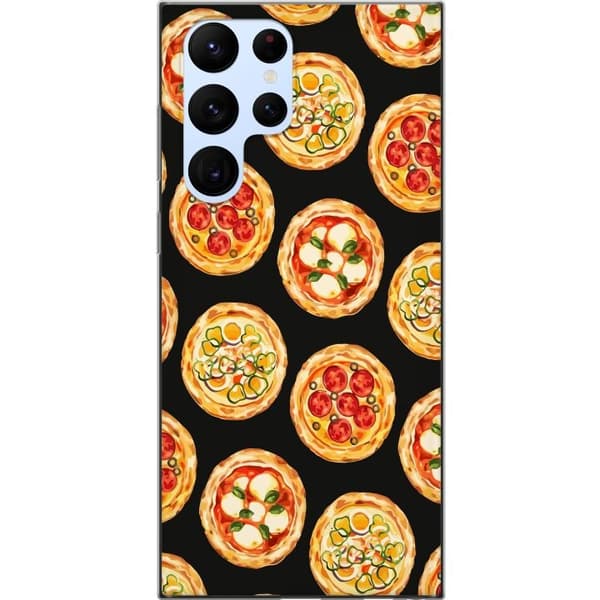 Mobildeksel til Samsung Galaxy S22 Ultra 5G med Pizza motiv