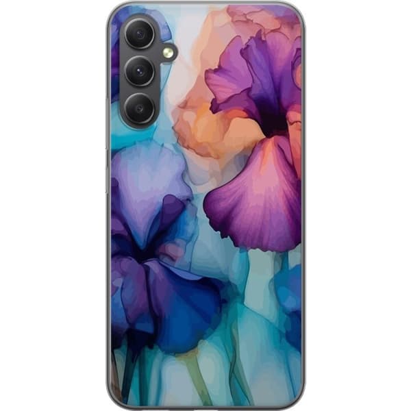 Kännykkäkuori Samsung Galaxy S23 FE-laitteelle, jossa on Maagiset kukat kuvio