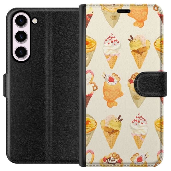 Lommeboketui til Samsung Galaxy S23+ med Glassig motiv
