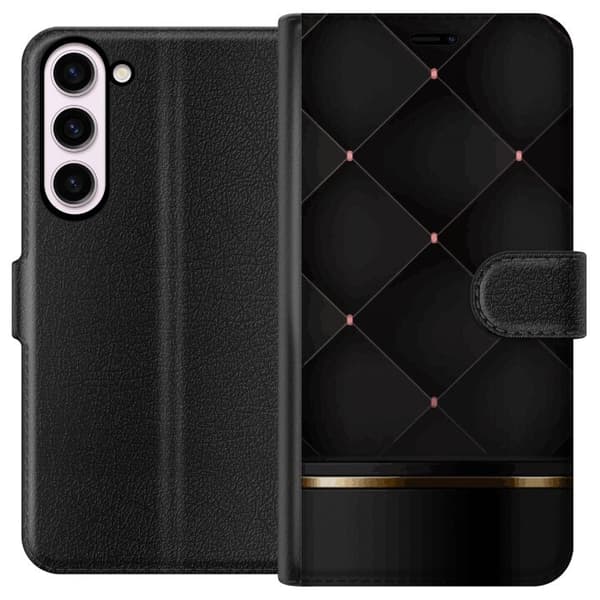 Tegnebogsetui til Samsung Galaxy S23+ med Luksuslinje motiv